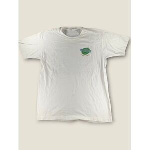 Hard Rock Cafe 25 Years of Rock T-Shirt Mens XL White Cotton Graphic Tee Vintage